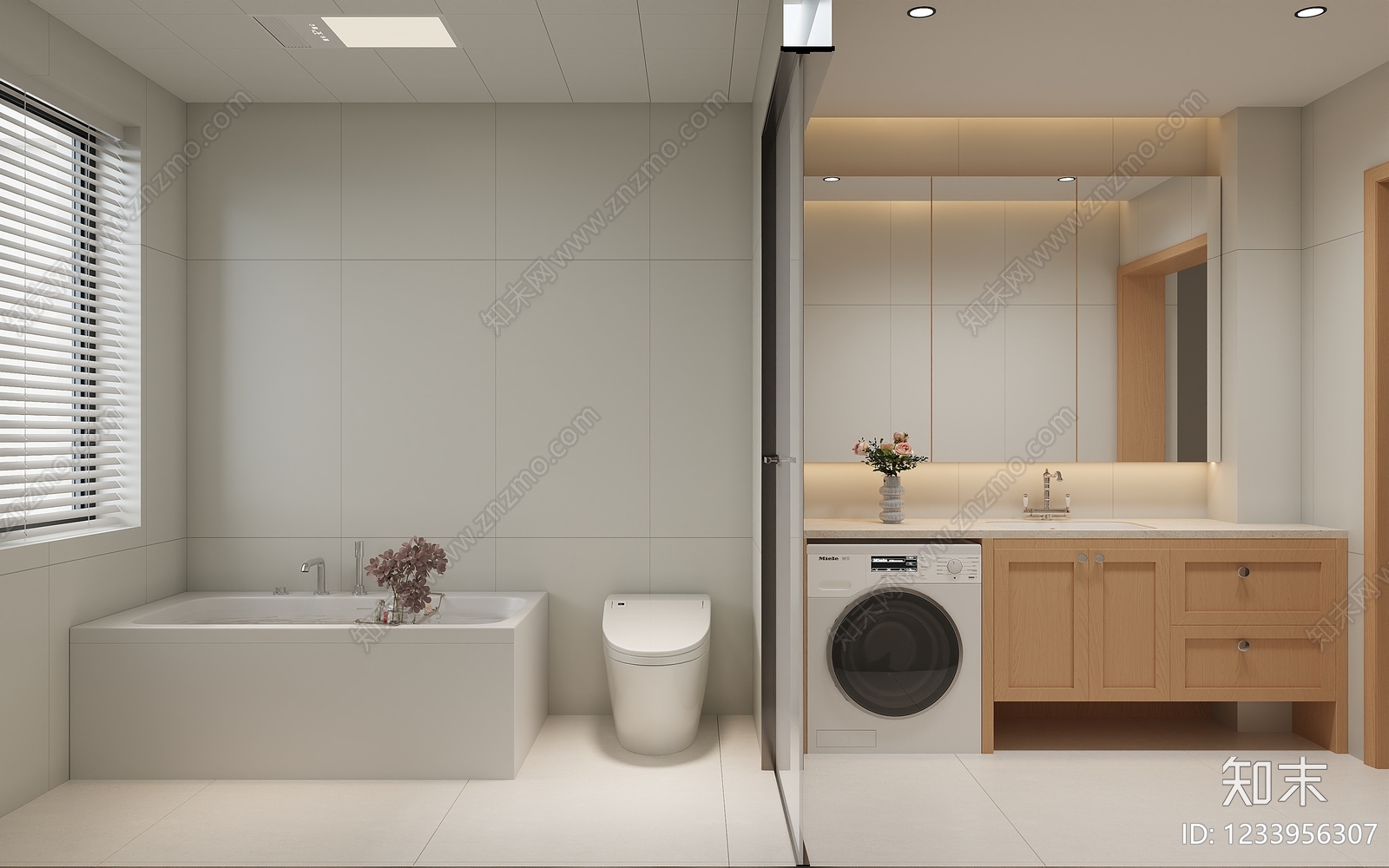 原木风家居餐厅3D模型下载【ID:1233956307】