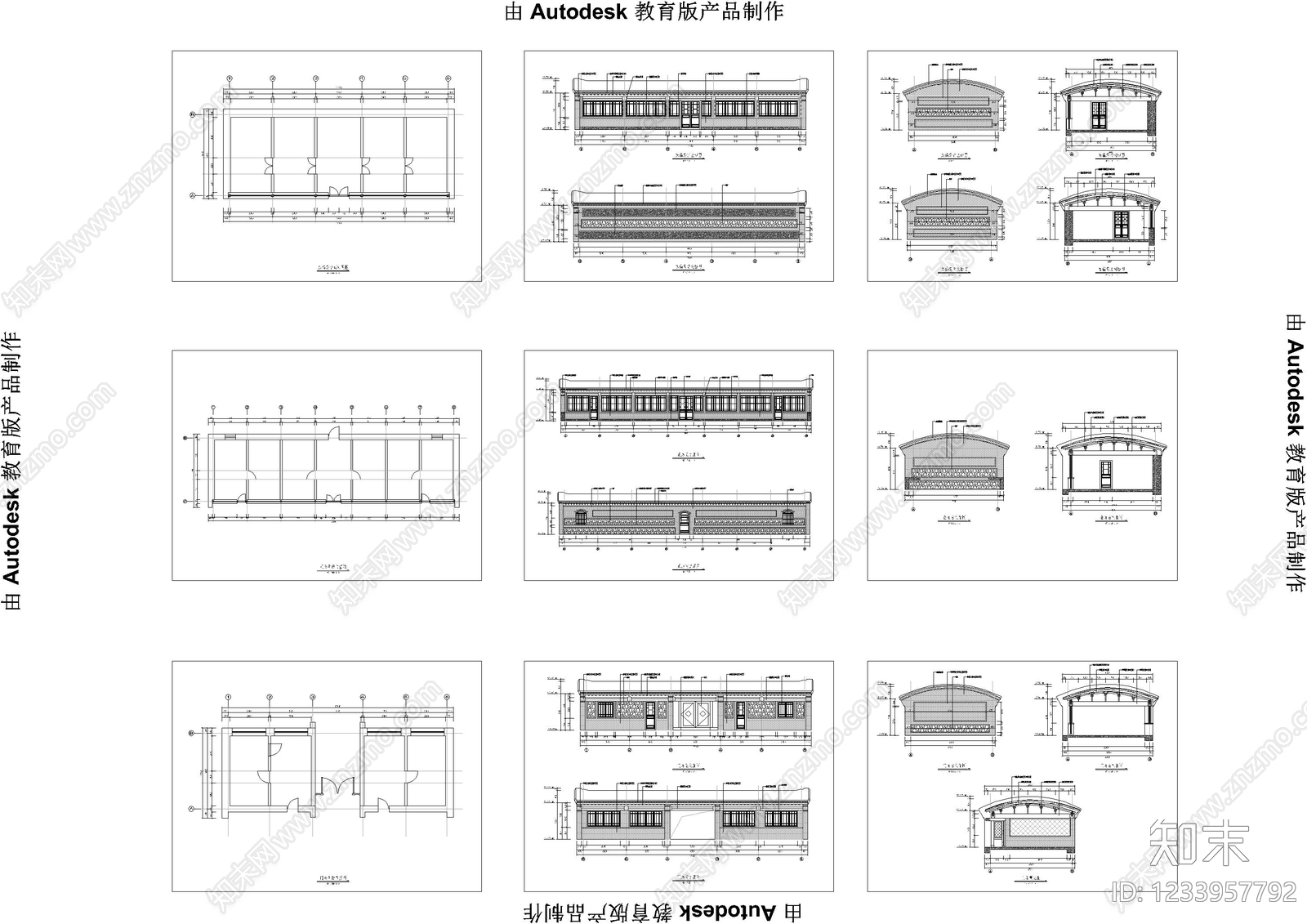 住宅楼建筑CAD图纸