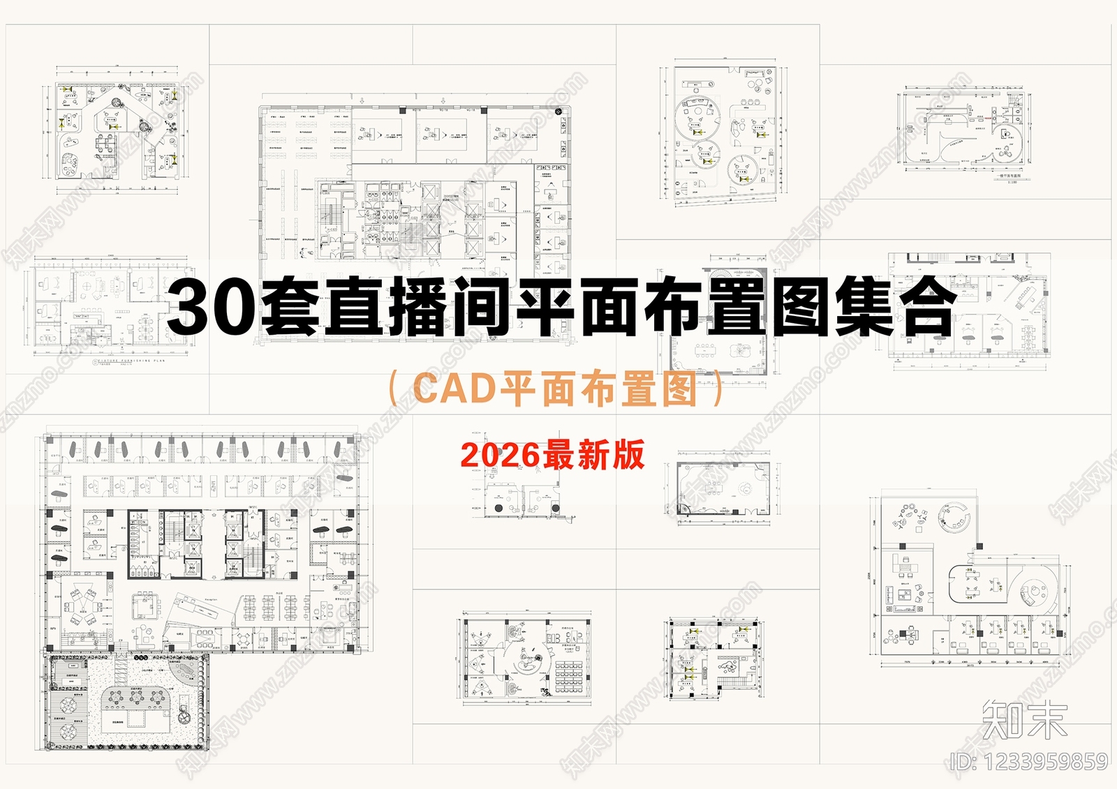 直播间cad施工图下载【ID:1233959859】