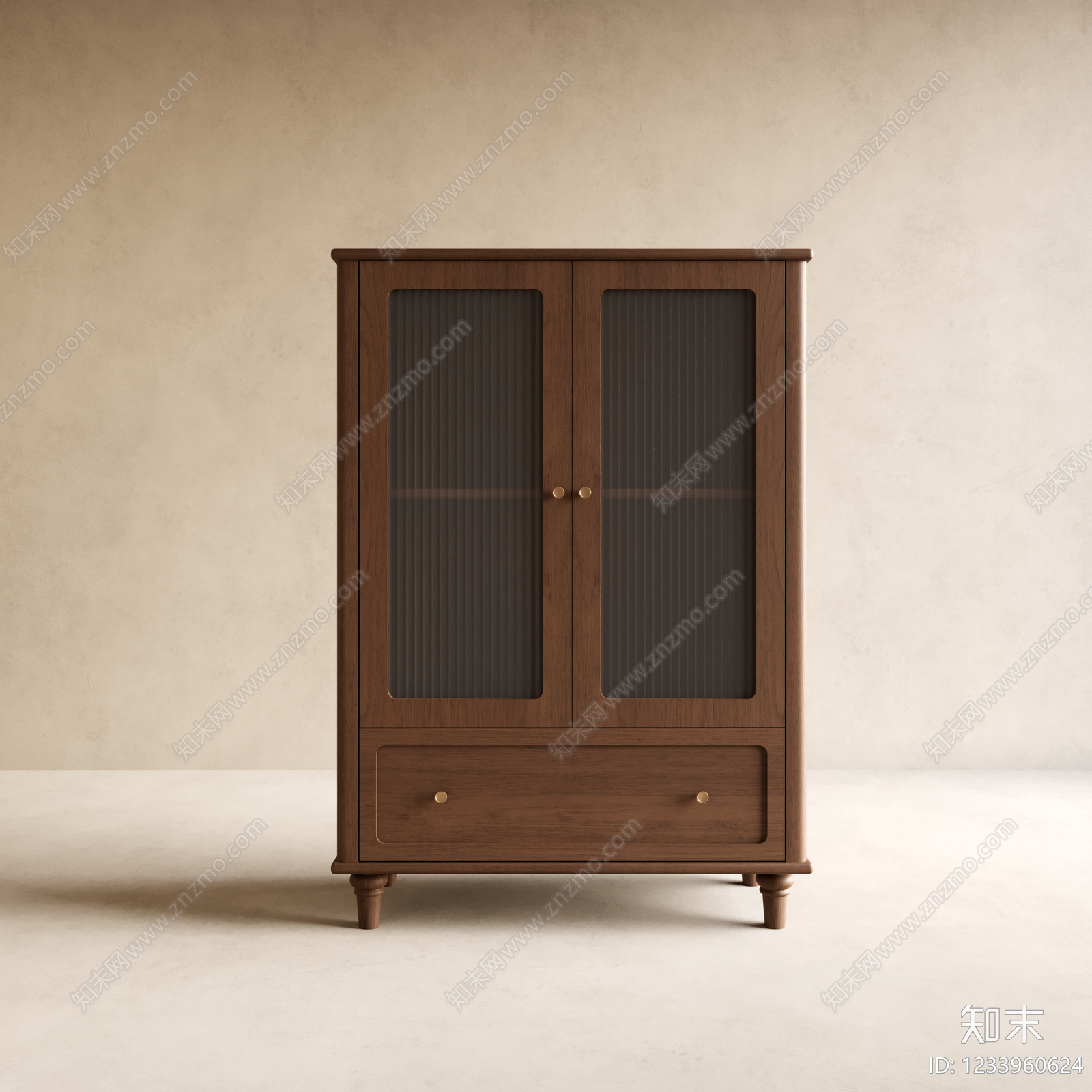 中古风储物柜SU模型下载【ID:1233960624】