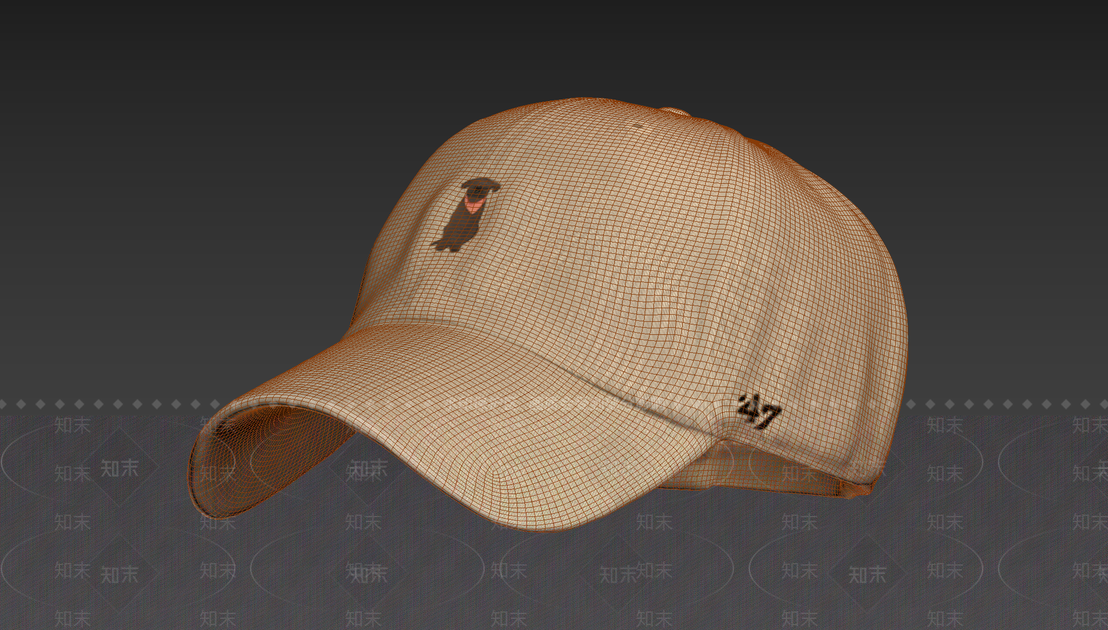 复古帽子3D模型下载【ID:1233961000】