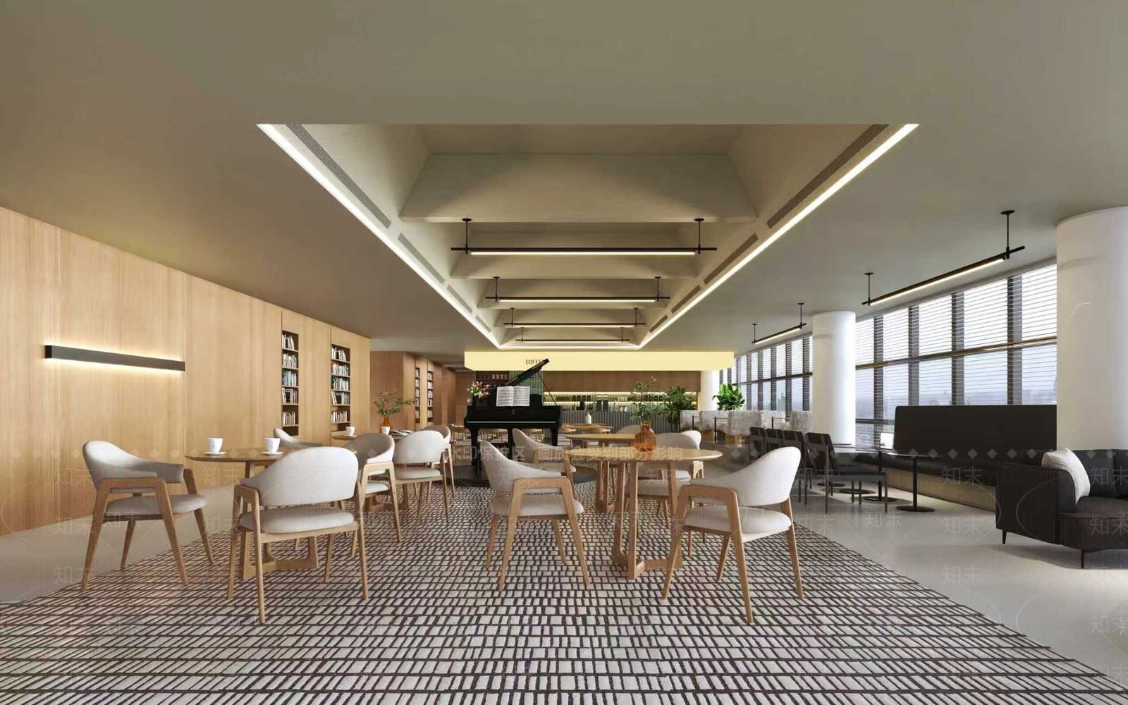 现代简约其他办公空间3D模型下载【ID:1233963164】