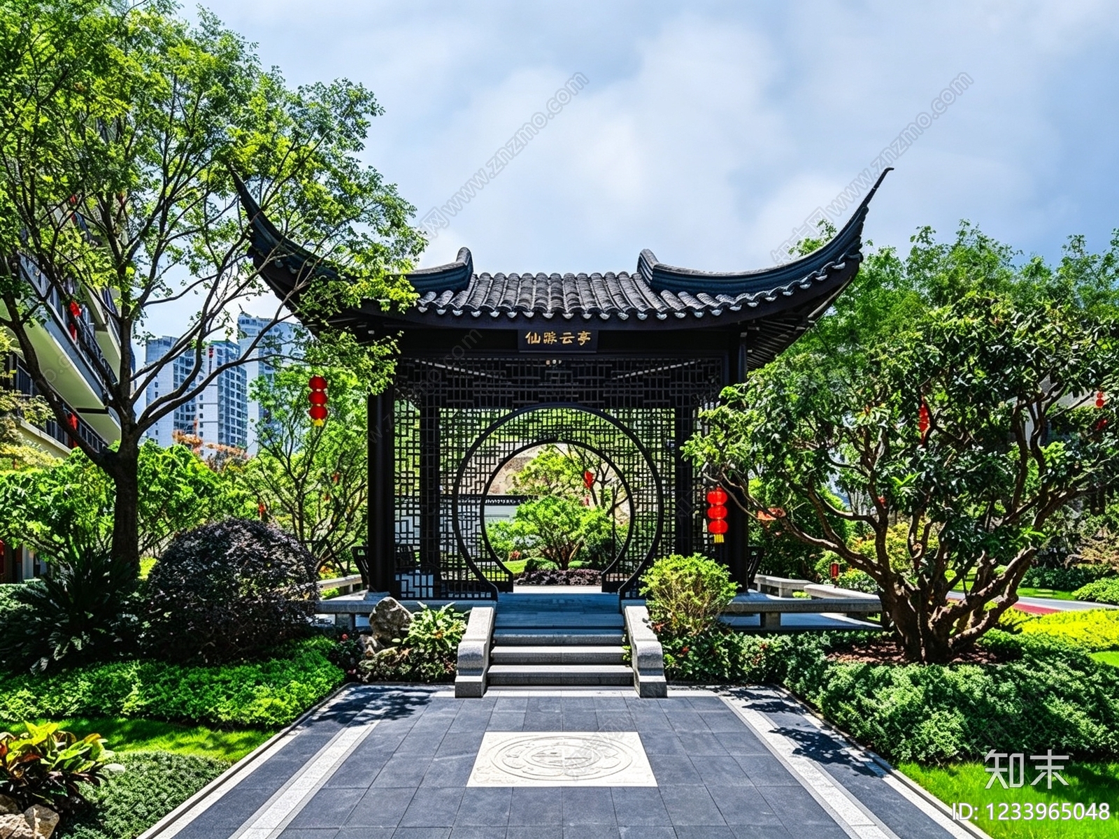 亭子cad施工图下载【ID:1233965048】