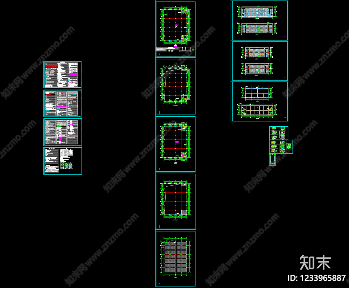 厂房cad施工图下载【ID:1233965887】