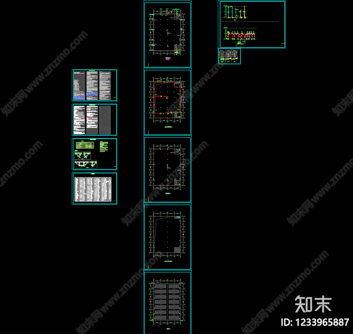 厂房cad施工图下载【ID:1233965887】