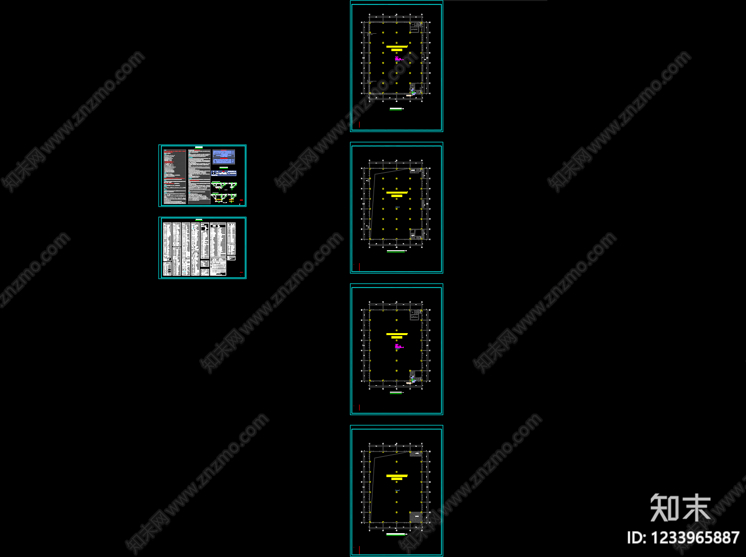 厂房cad施工图下载【ID:1233965887】
