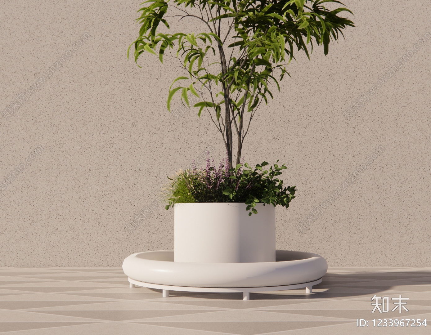 奶油风景观座椅SU模型下载【ID:1233967254】