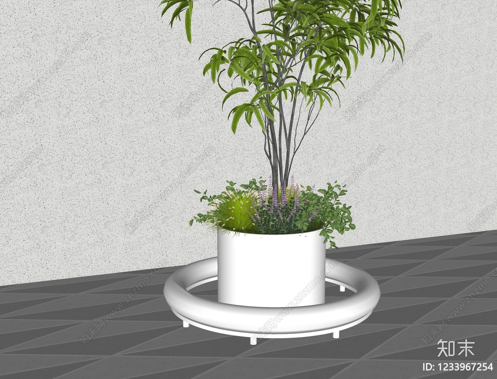 奶油风景观座椅SU模型下载【ID:1233967254】