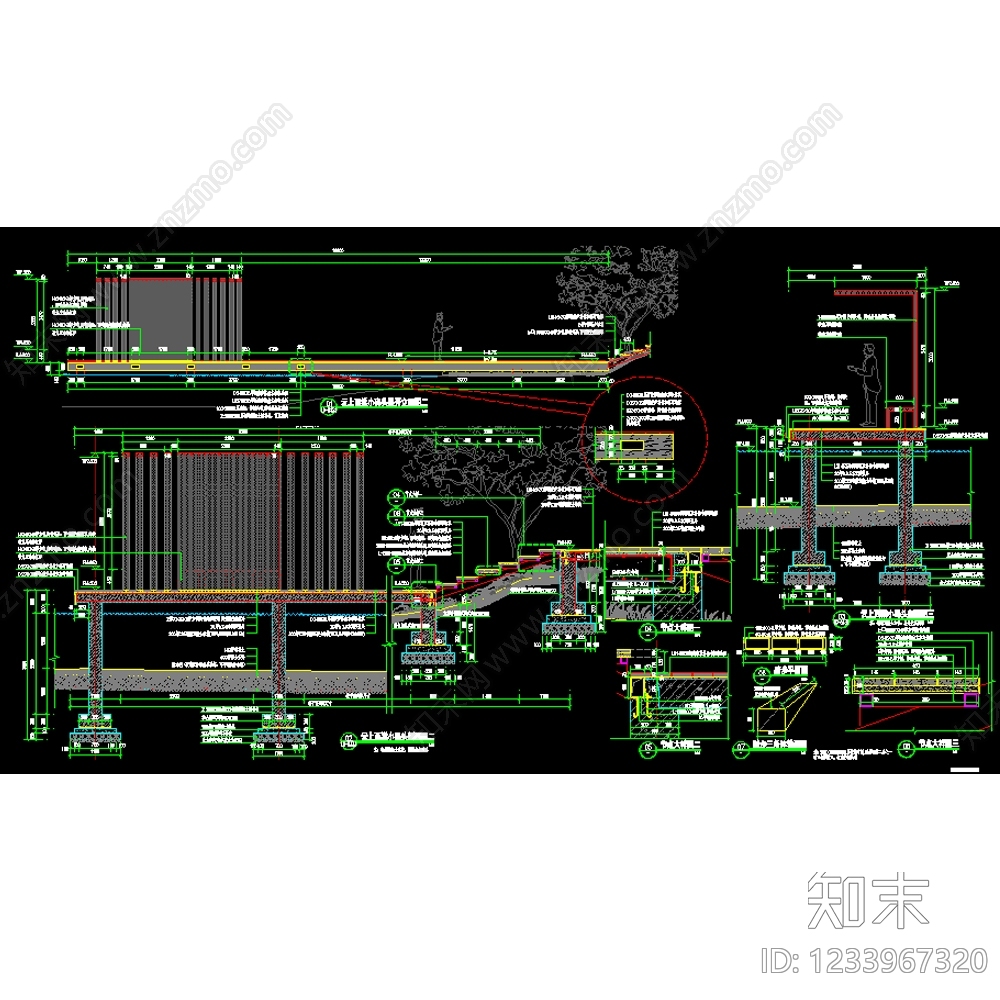 栈道cad施工图下载【ID:1233967320】