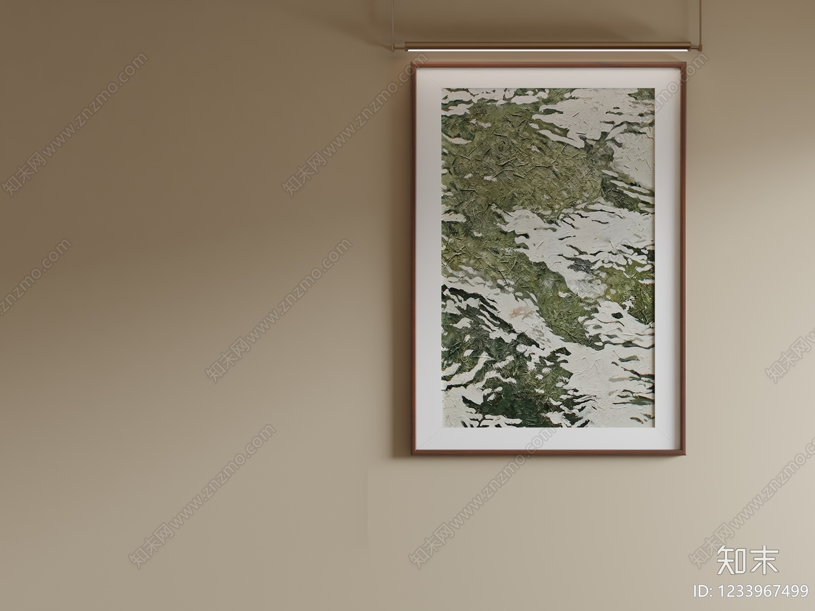 中古风抽象画SU模型下载【ID:1233967499】