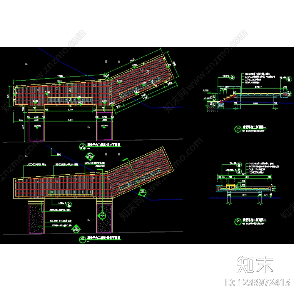 平台cad施工图下载【ID:1233972415】