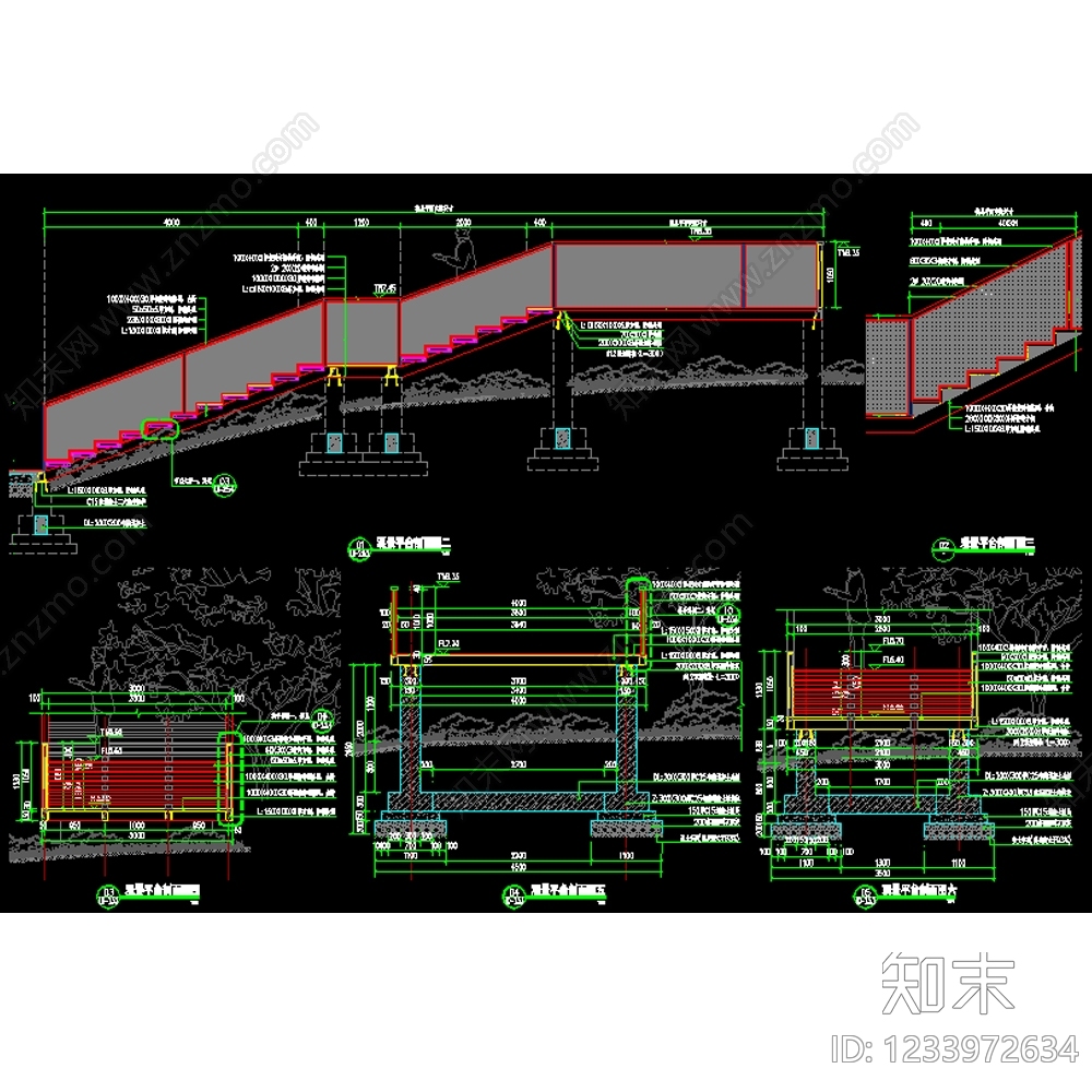 平台cad施工图下载【ID:1233972634】