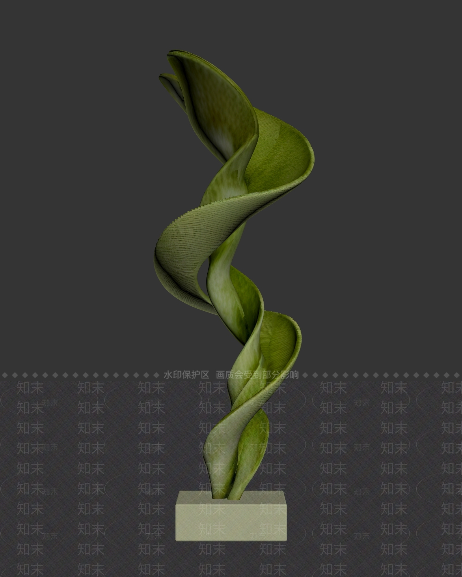 现代雕塑摆件3D模型下载【ID:1233972936】