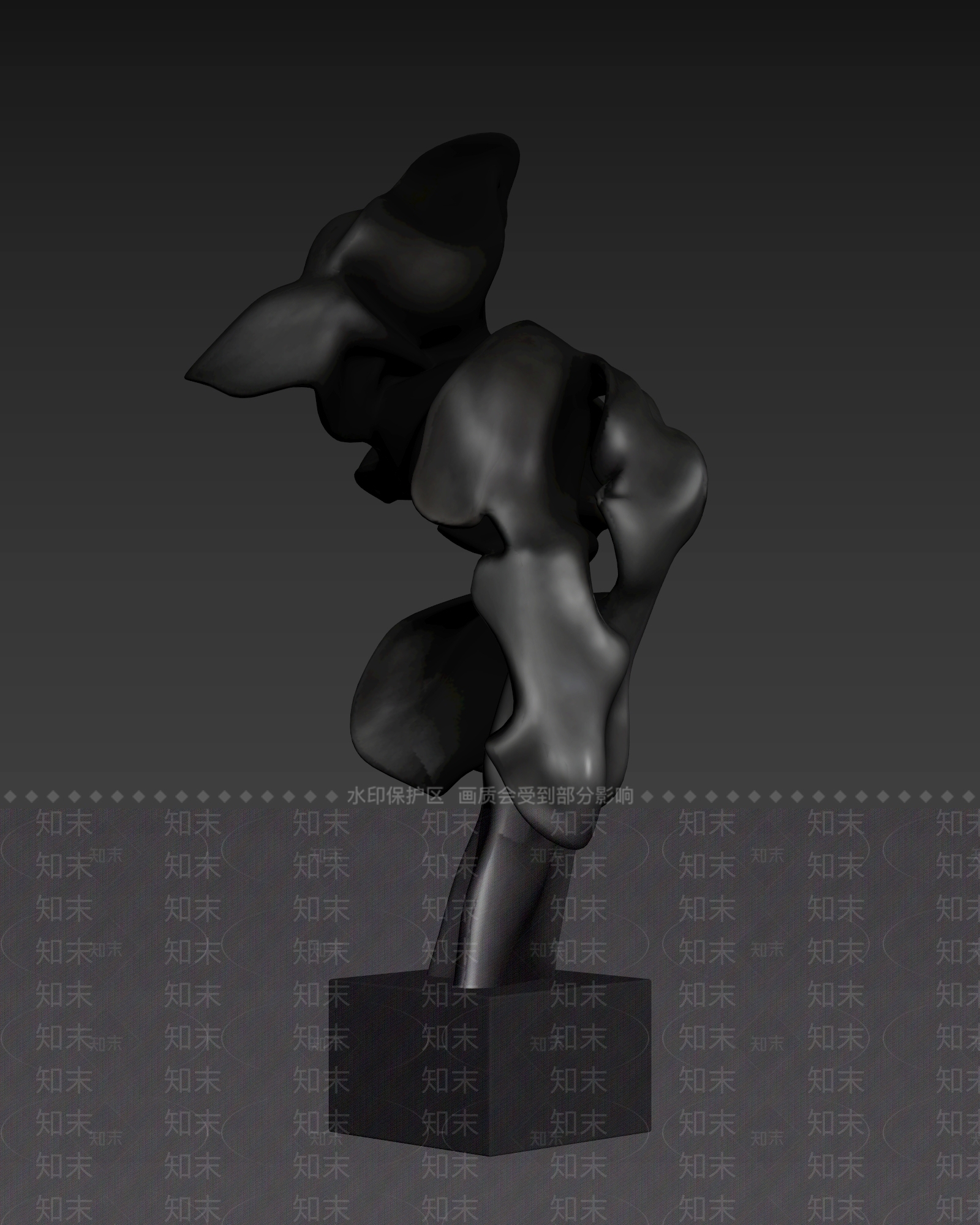 现代雕塑摆件3D模型下载【ID:1233973013】