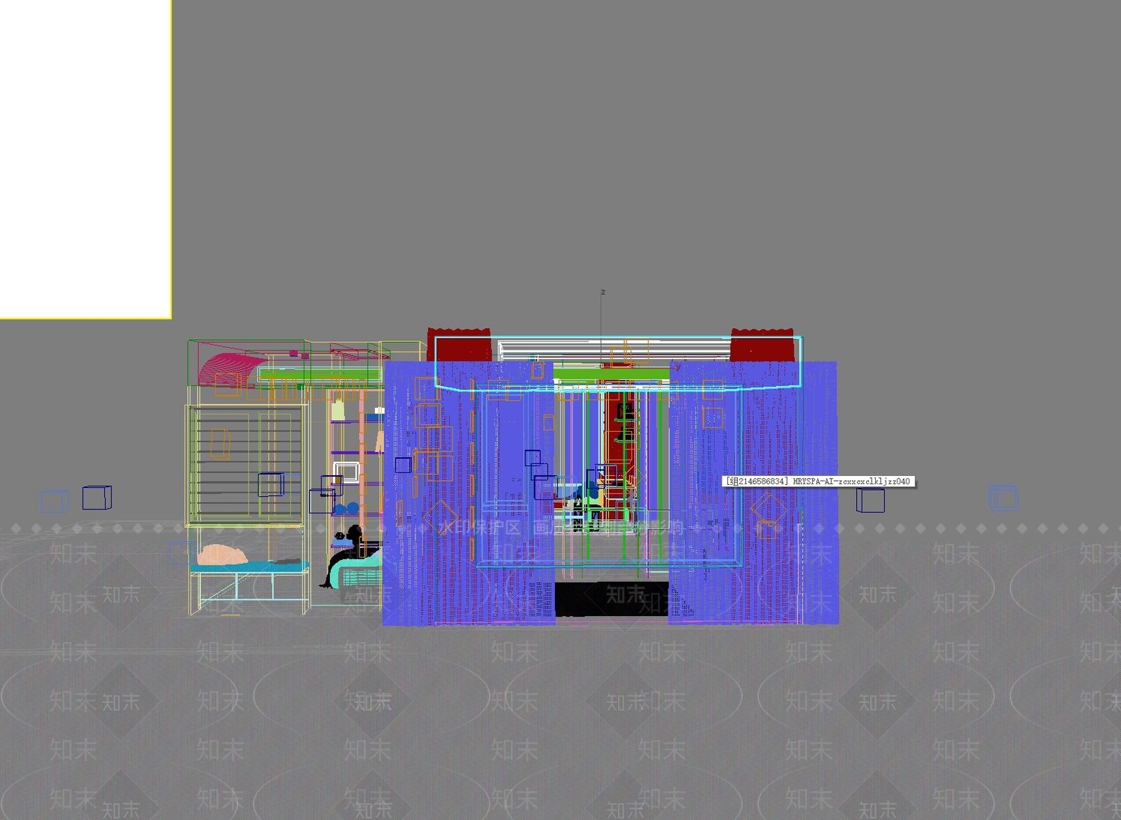 现代简约主卧3D模型下载【ID:1233975079】