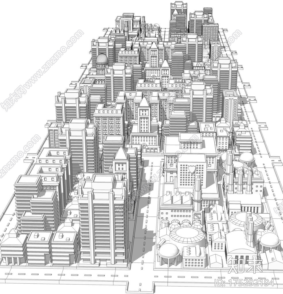 3d打印建筑模型3d打印模型下载【ID:175292194】