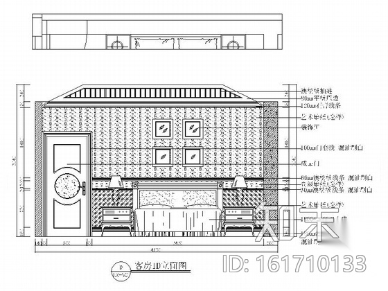 [浙江]高尚生活区欧式风格三居室室内装修施工图（含效果...cad施工图下载【ID:161710133】