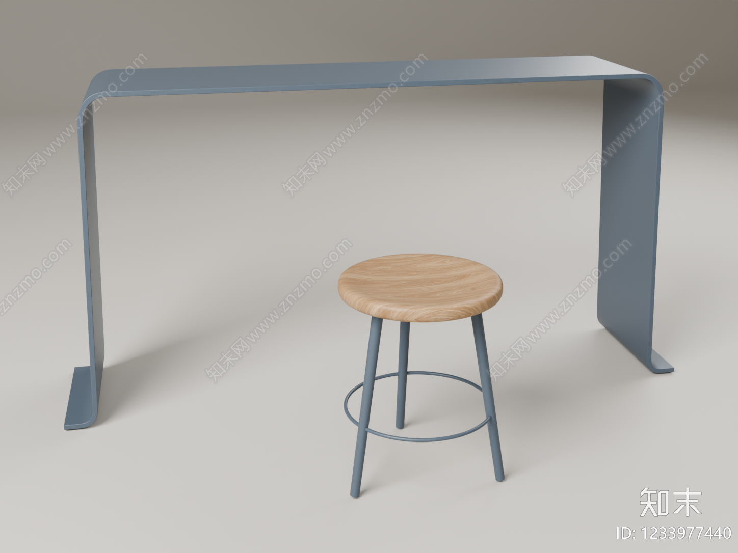 极简其他桌椅3D模型下载【ID:1233977440】