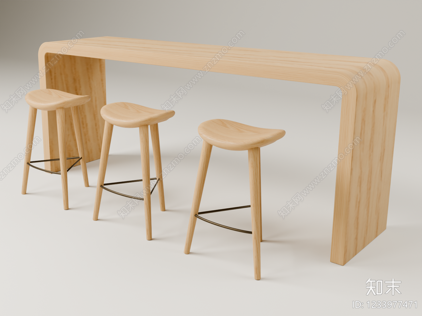 原木风其他桌椅3D模型下载【ID:1233977471】