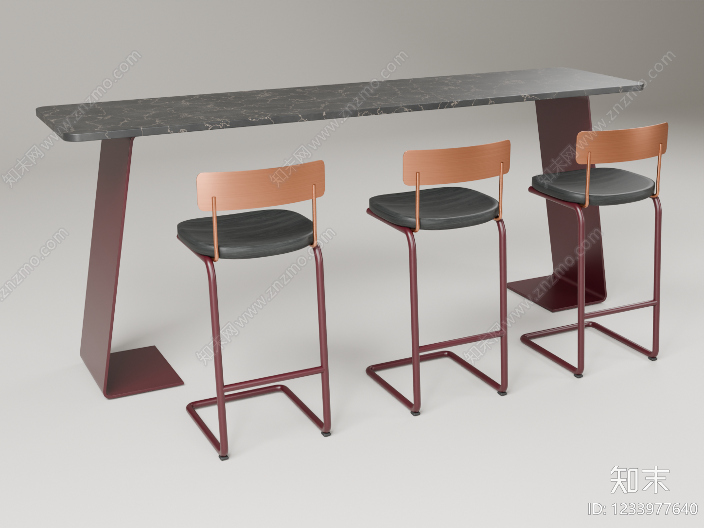 轻奢其他桌椅3D模型下载【ID:1233977640】