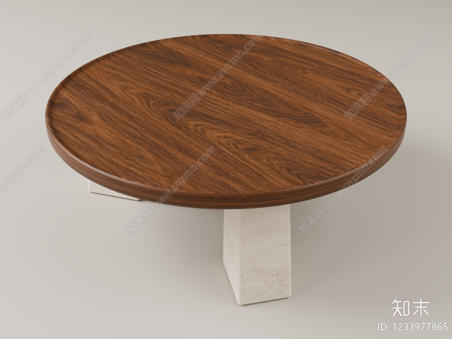 中古风茶几3D模型下载【ID:1233977865】