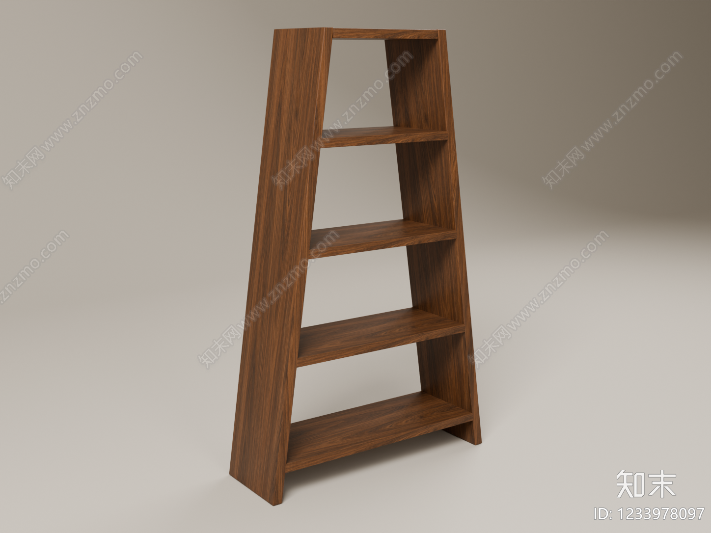 中古风书架3D模型下载【ID:1233978097】