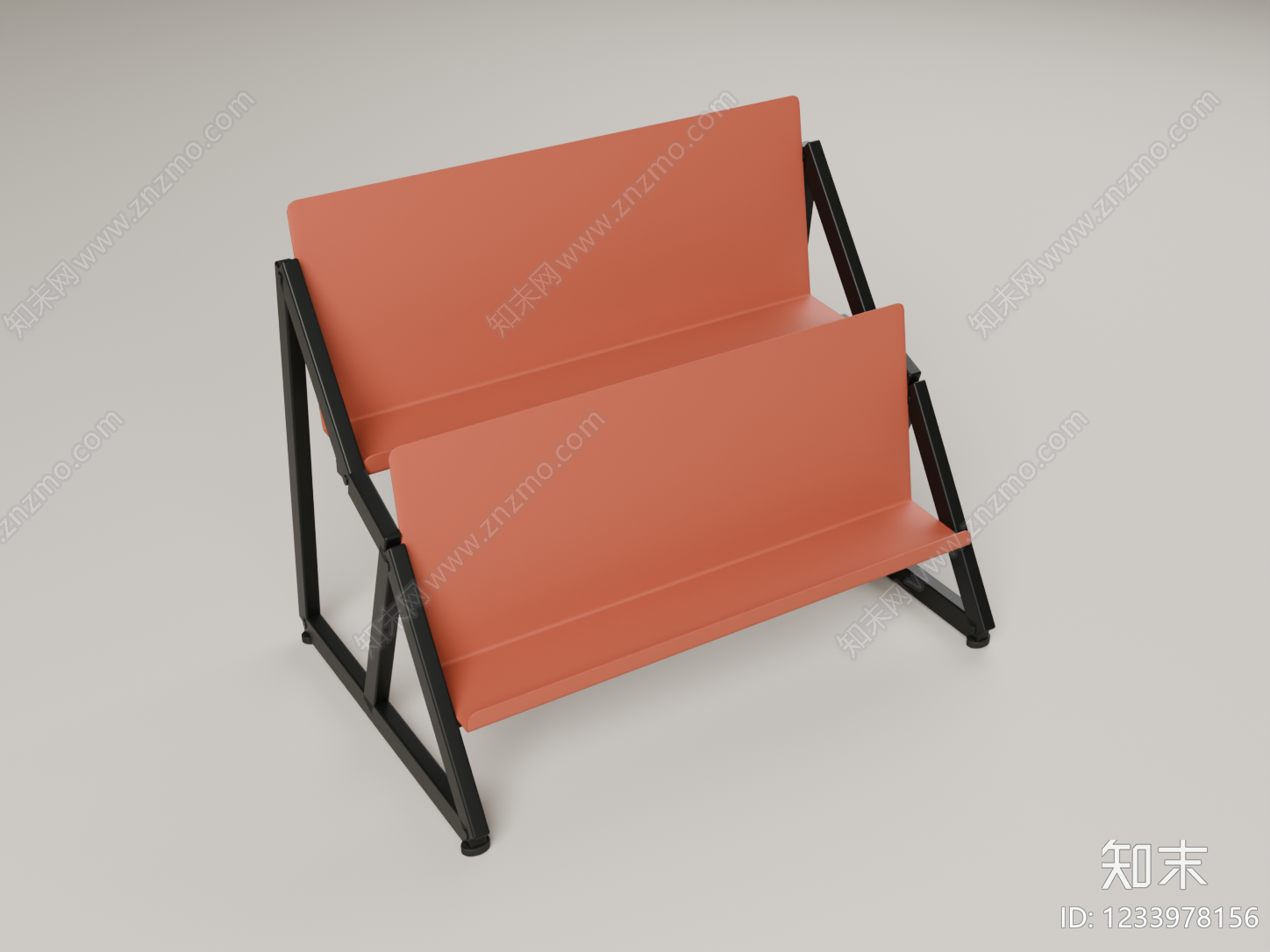 现代简约置物架3D模型下载【ID:1233978156】