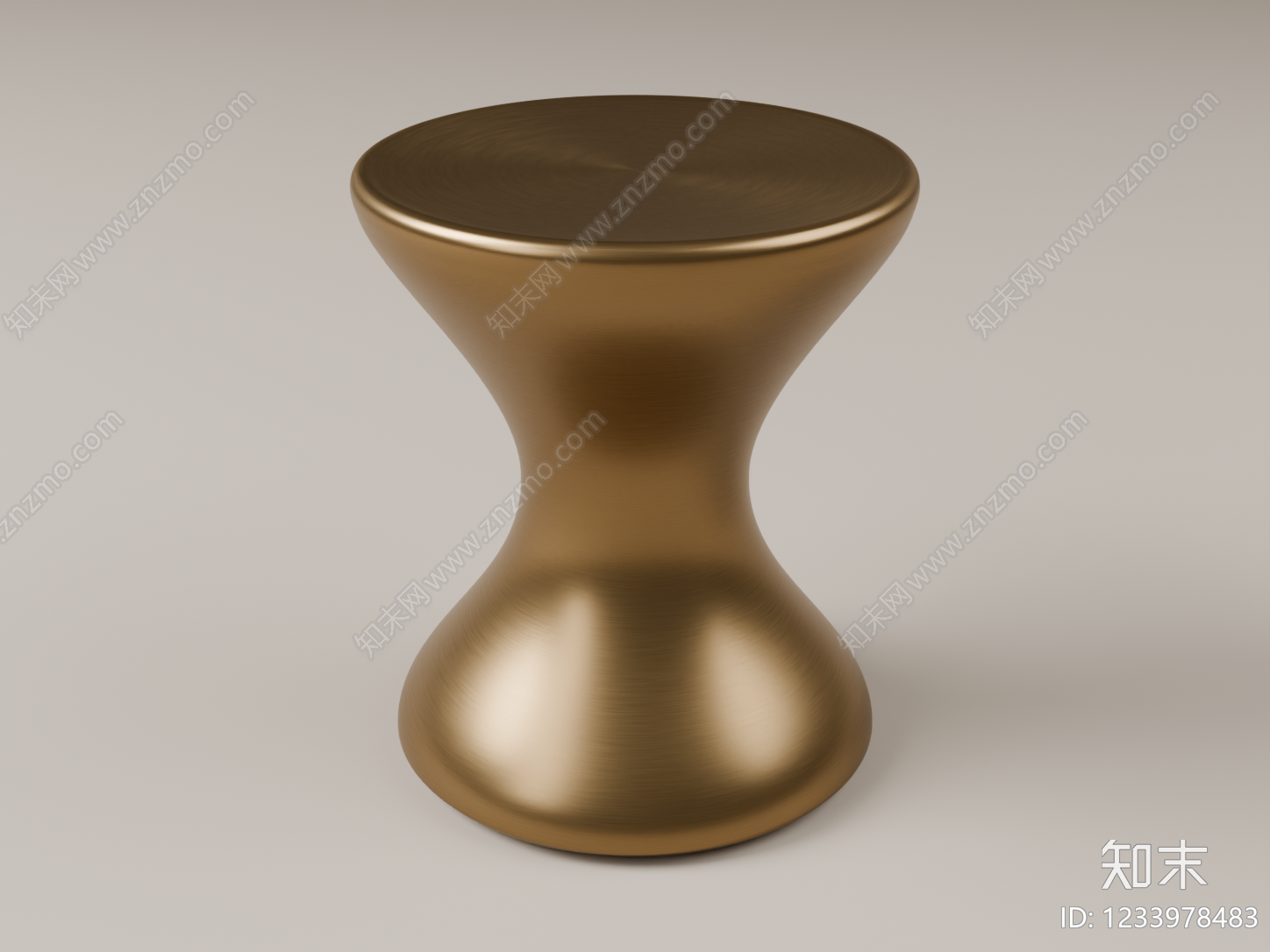轻奢其他凳子3D模型下载【ID:1233978483】