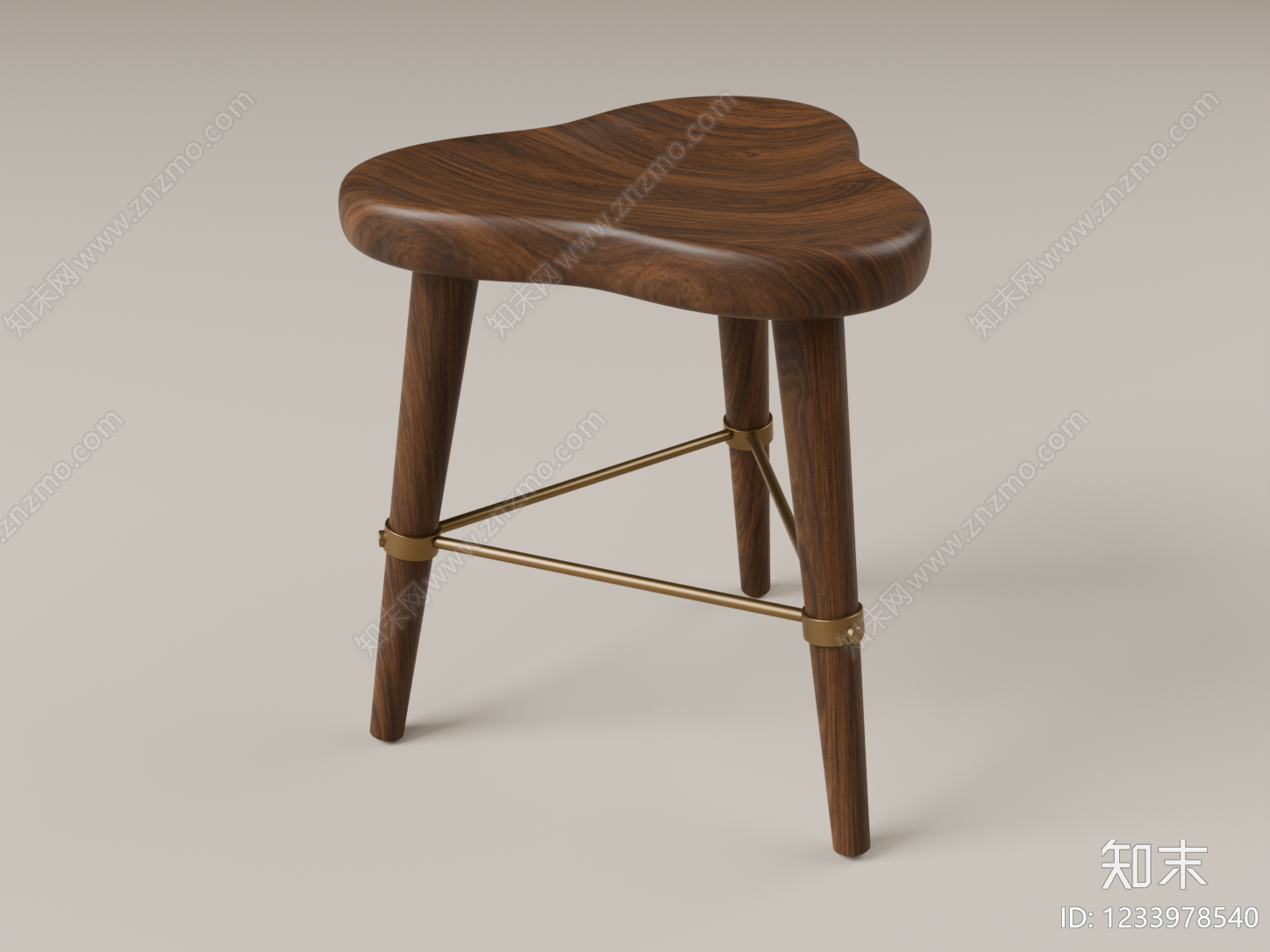 中古风吧凳3D模型下载【ID:1233978540】