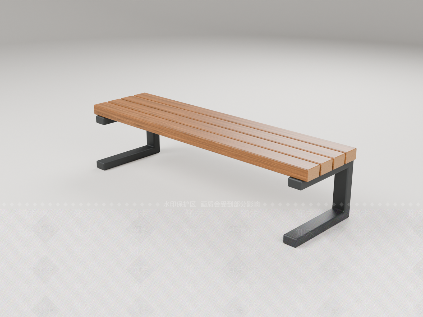 现代简约户外椅3D模型下载【ID:1233978527】