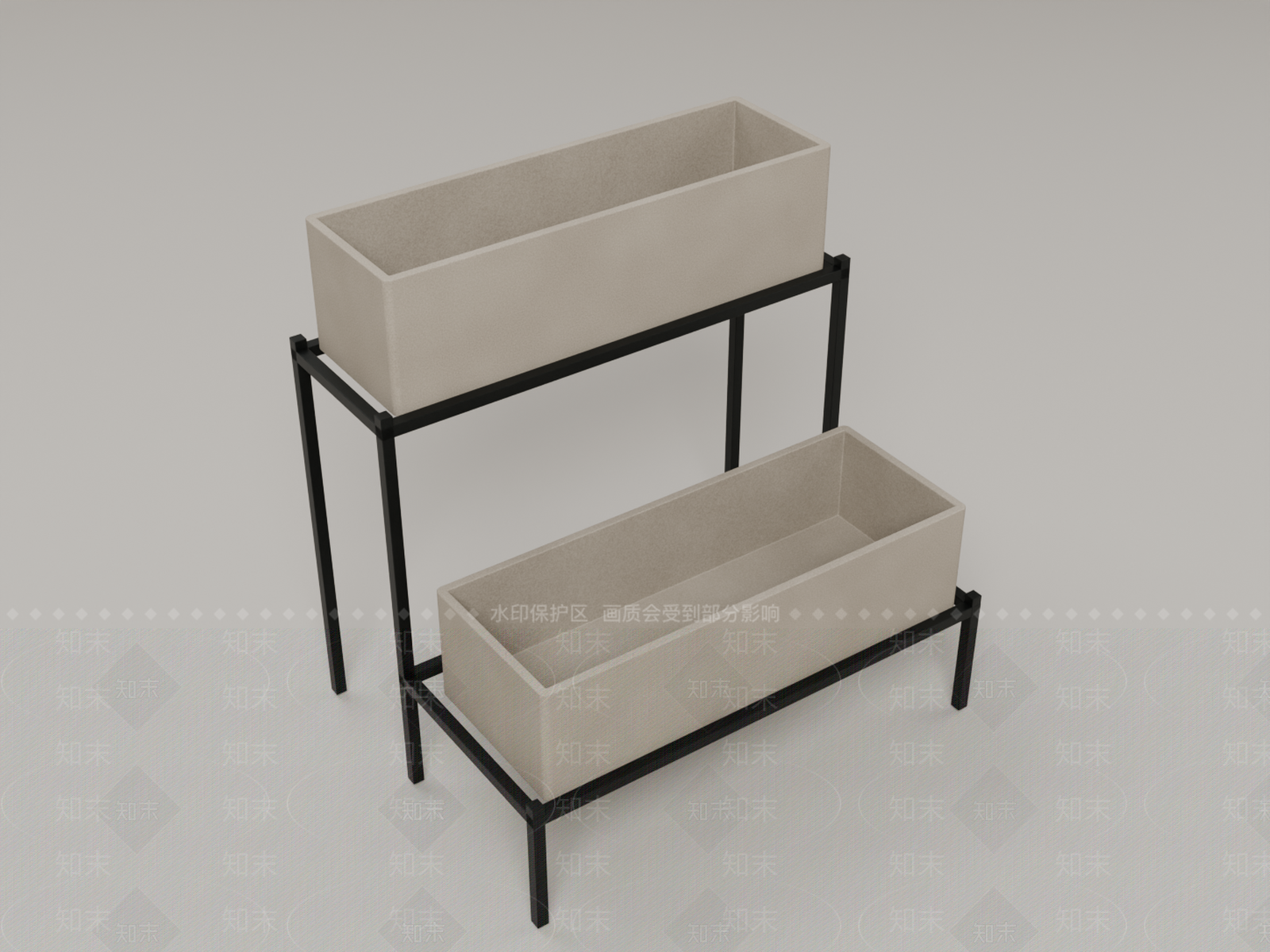 现代简约花架3D模型下载【ID:1233978705】