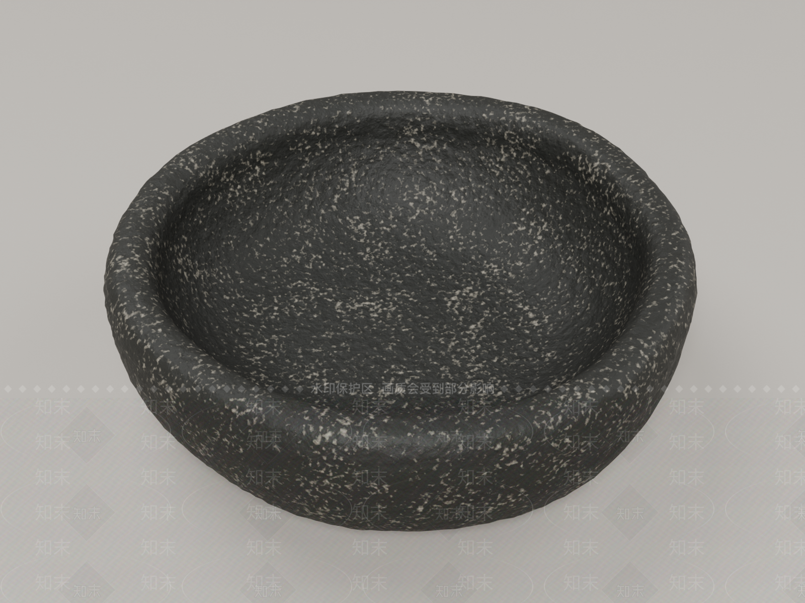侘寂花盆3D模型下载【ID:1233978789】