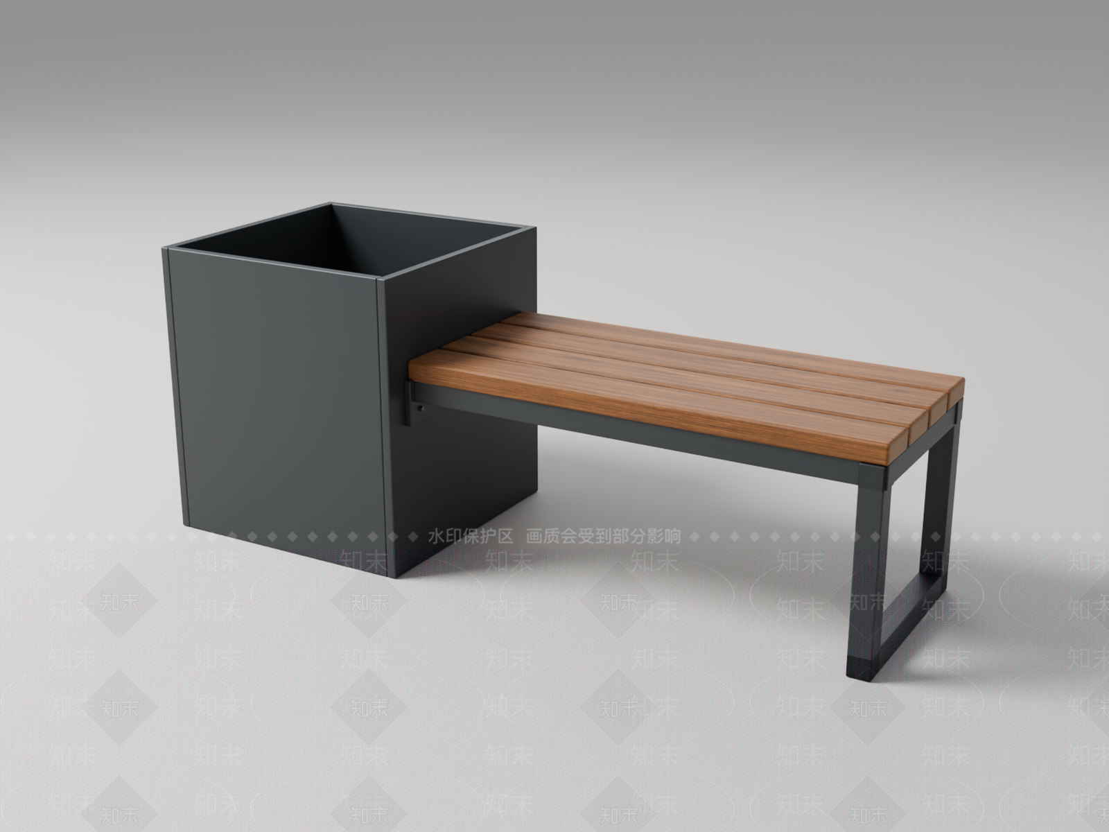 现代简约座椅座凳3D模型渲染效果图