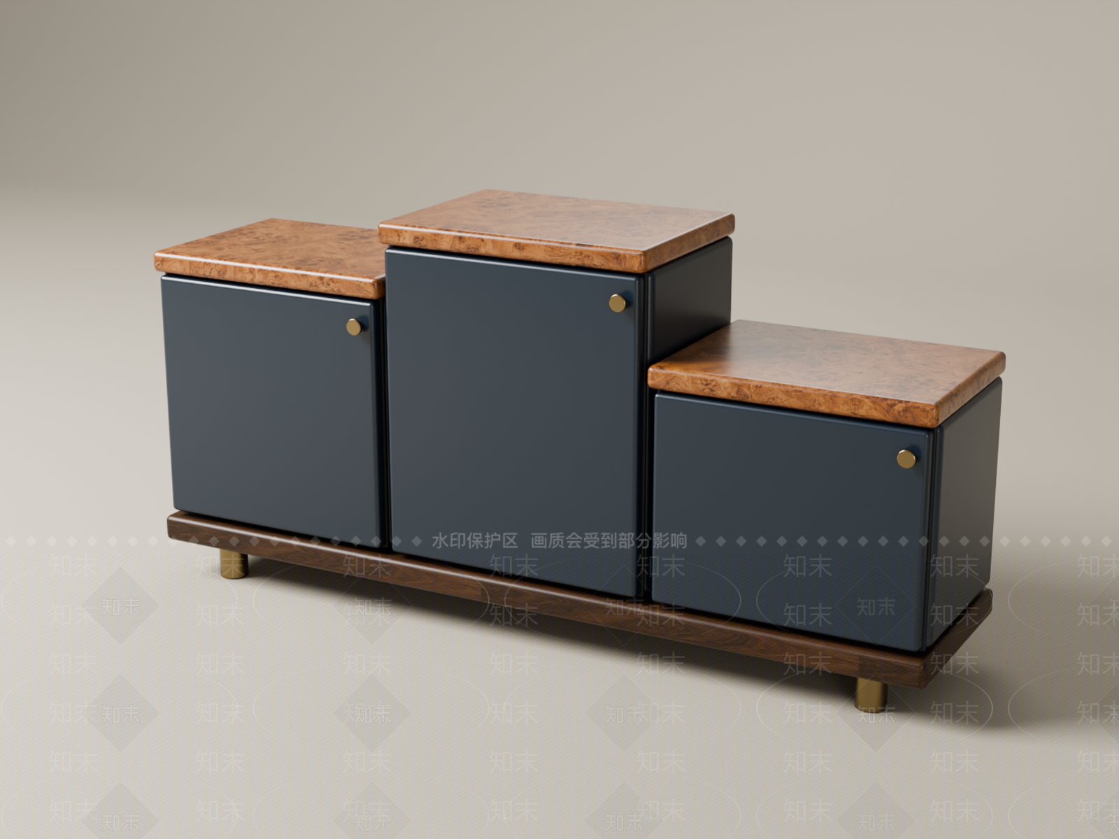中古风储物柜3D模型下载【ID:1233979348】