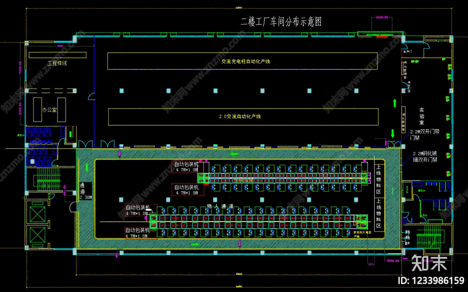 厂房cad施工图下载【ID:1233986159】