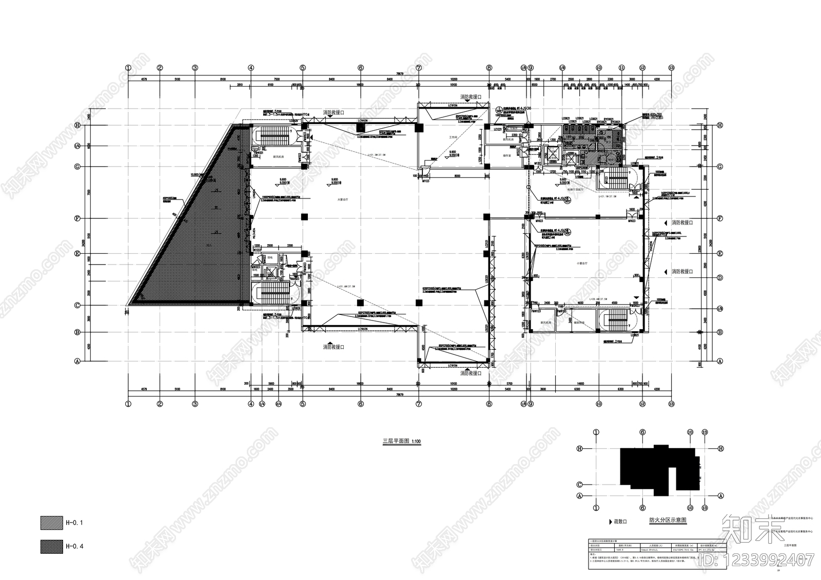 其他公共建筑cad施工图下载【ID:1233992407】