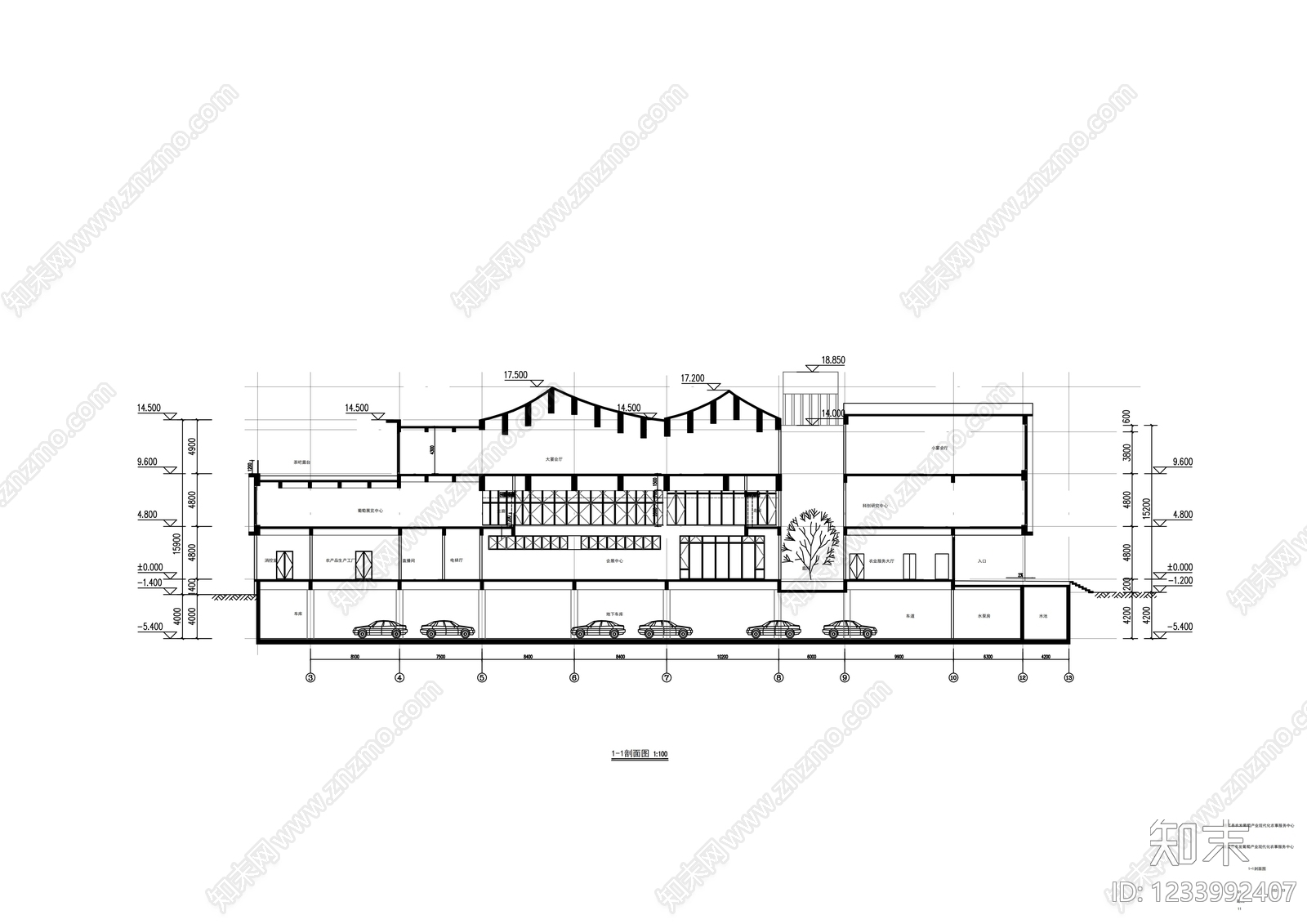 其他公共建筑cad施工图下载【ID:1233992407】