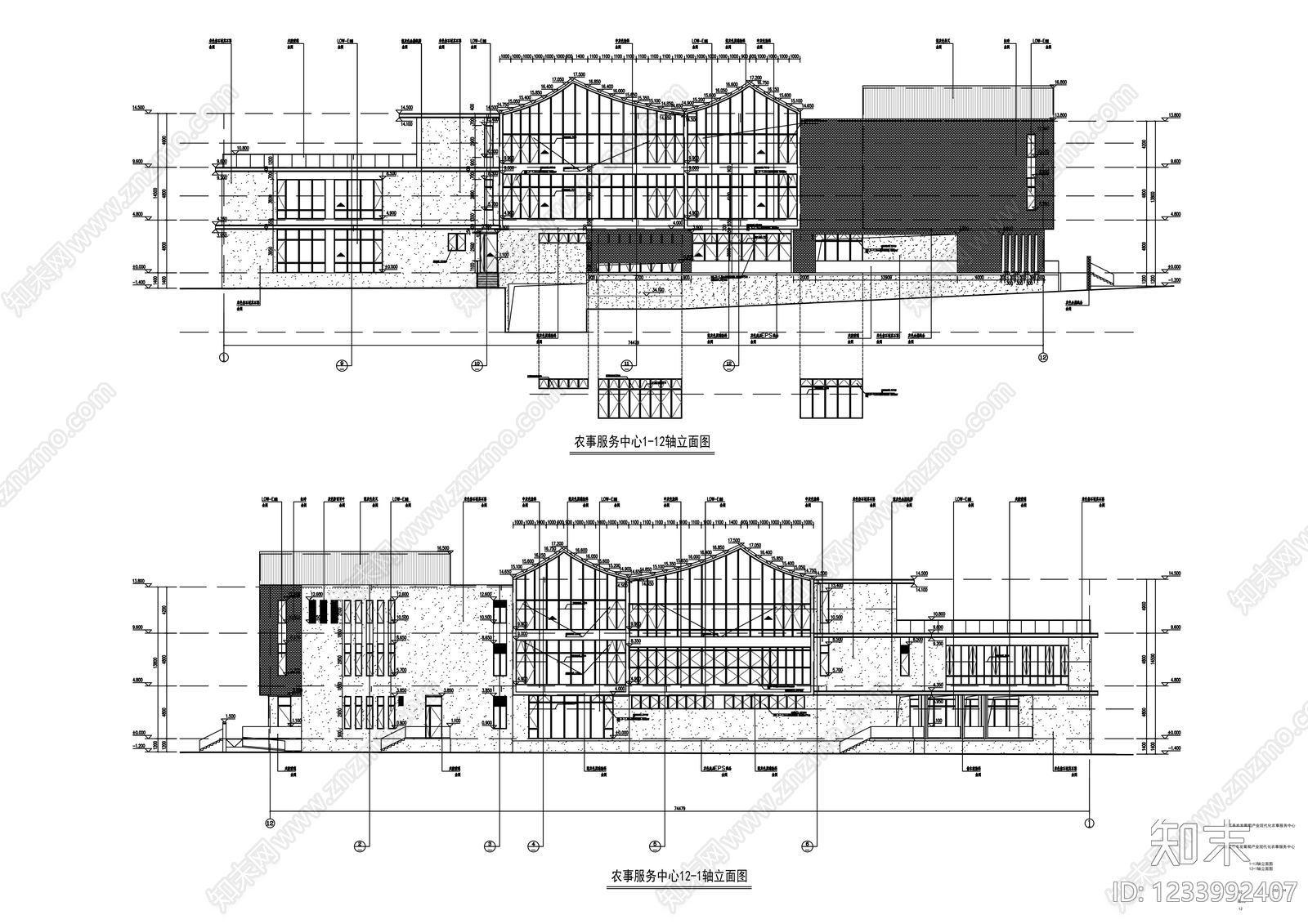 其他公共建筑cad施工图下载【ID:1233992407】