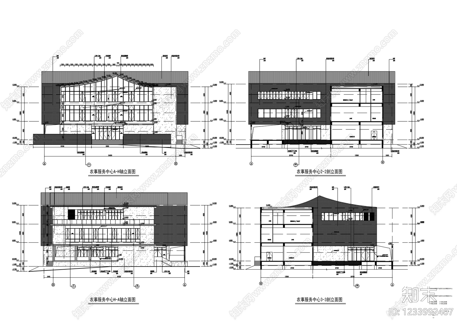 其他公共建筑cad施工图下载【ID:1233992407】