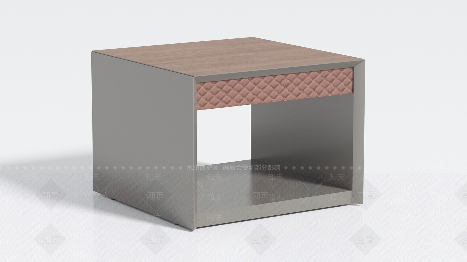 意式极简床头柜3D模型下载【ID:1233993641】