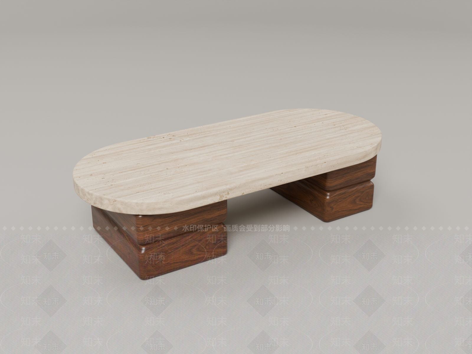 中古风茶几3D模型下载【ID:1233996154】