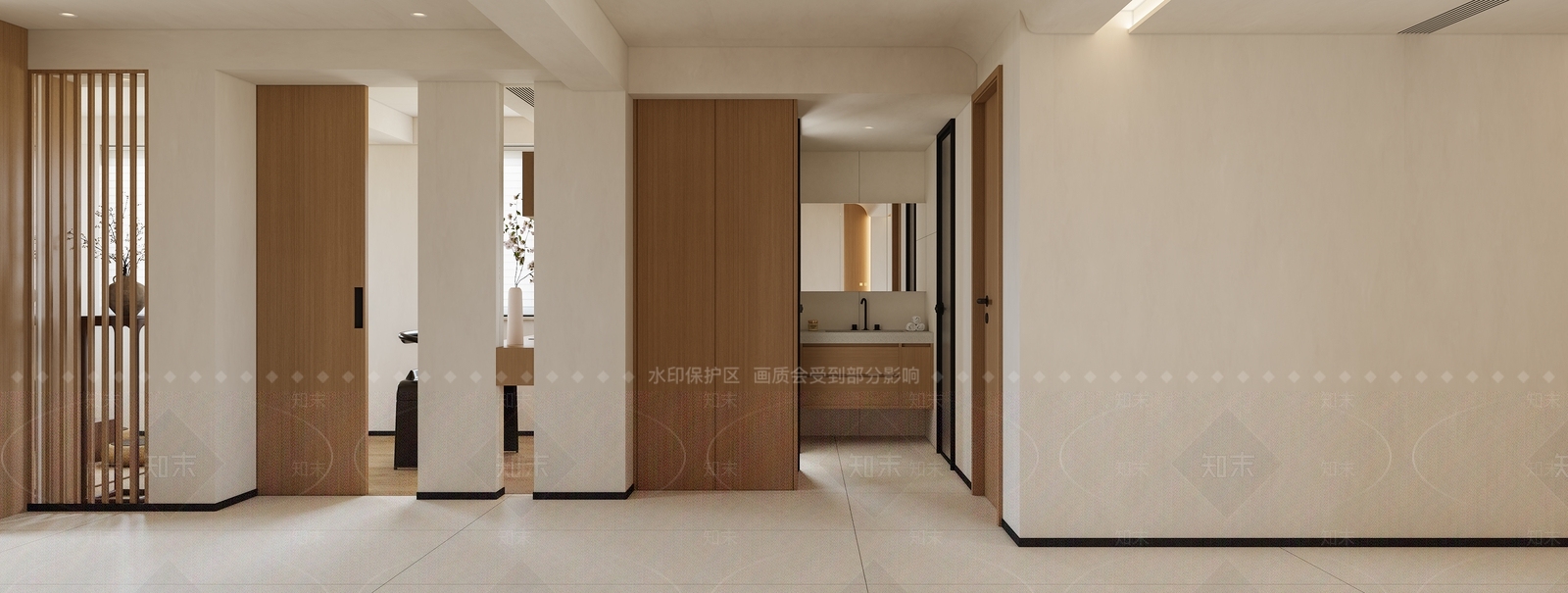 新中式别墅客厅3D模型下载【ID:1233996655】