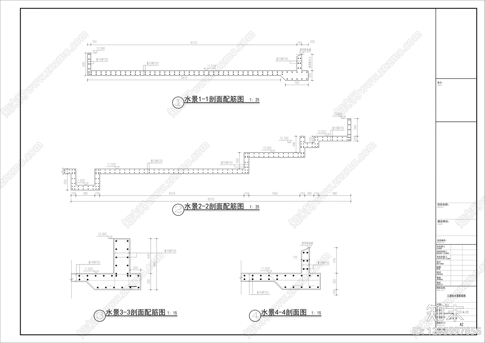 庭院cad施工图下载【ID:1233997856】