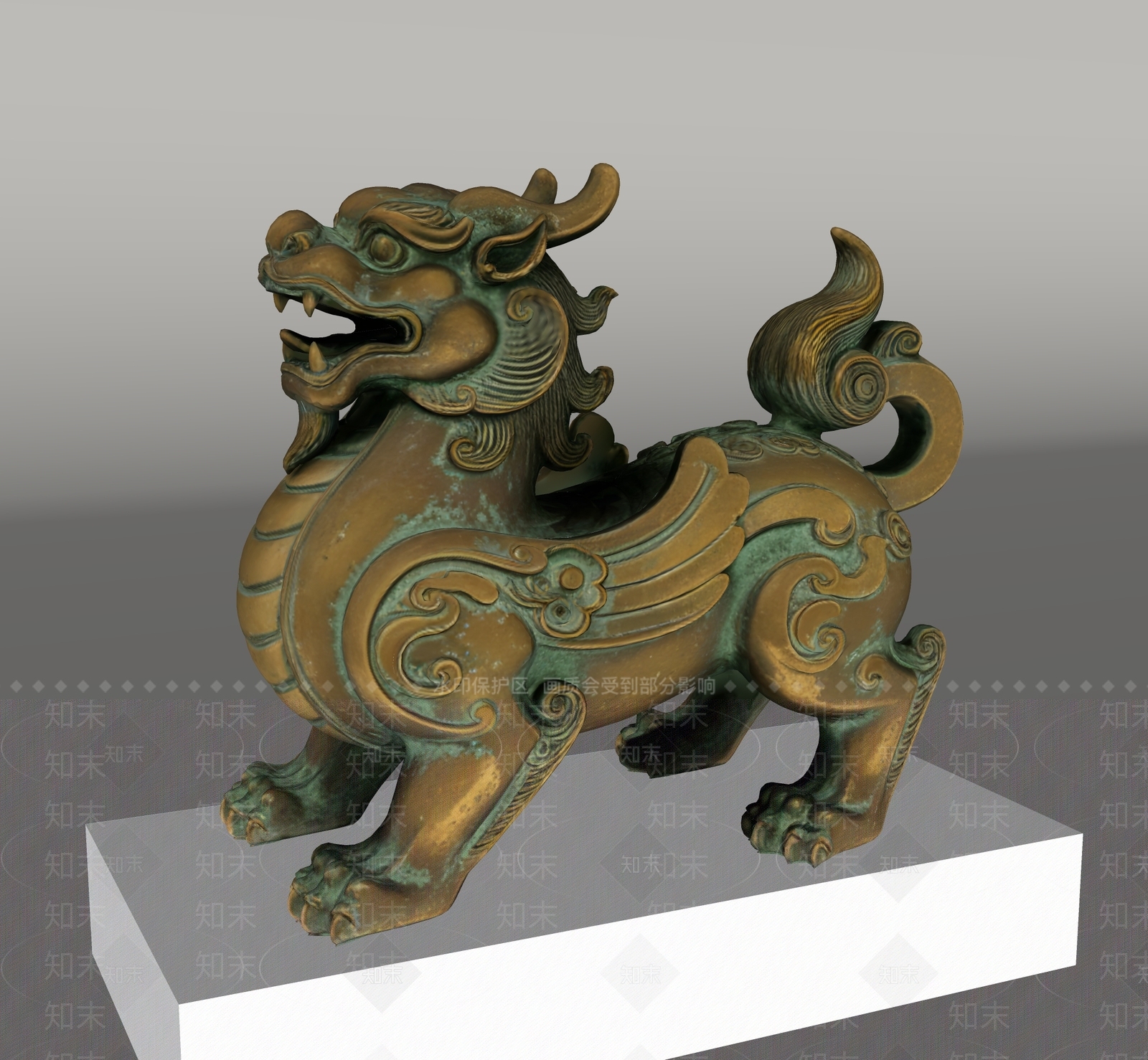 中式雕塑摆件SU模型下载【ID:1233998801】