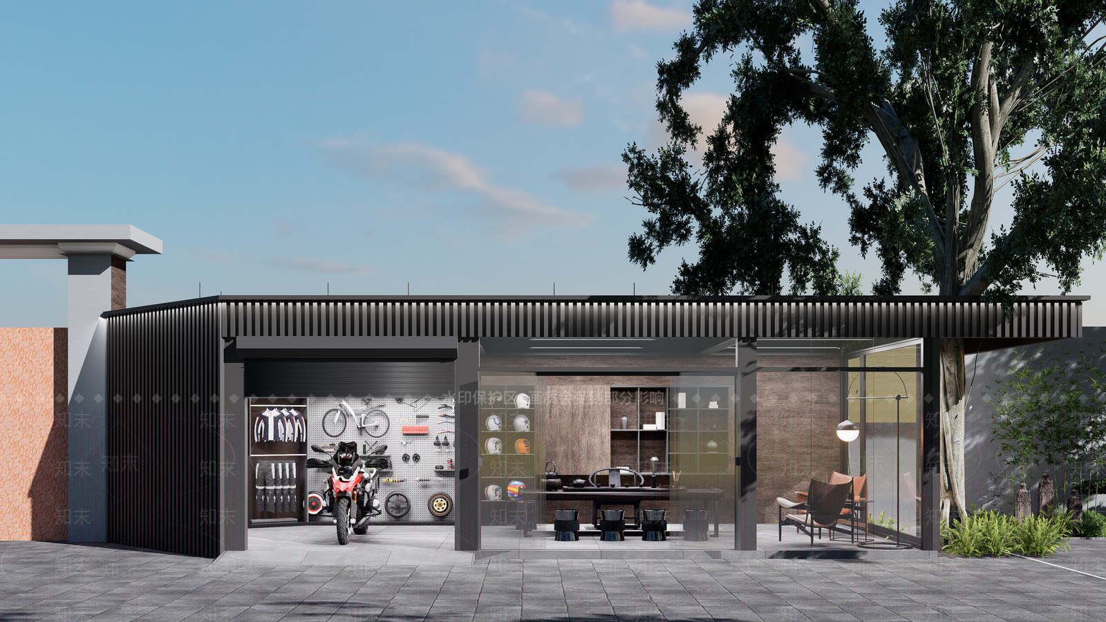 现代小公建SU模型下载【ID:1234000790】