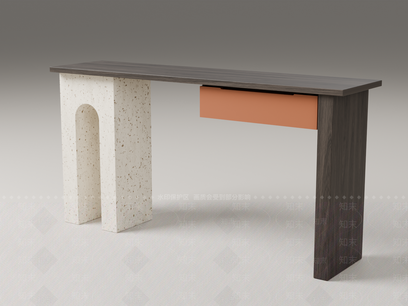 现代简约条案3D模型下载【ID:1234002767】