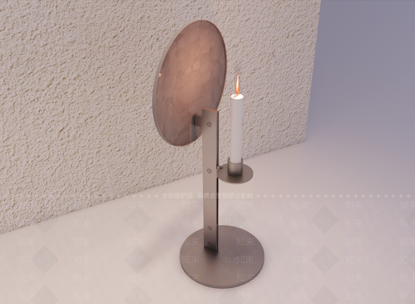 极简台灯3D模型下载【ID:1234003204】