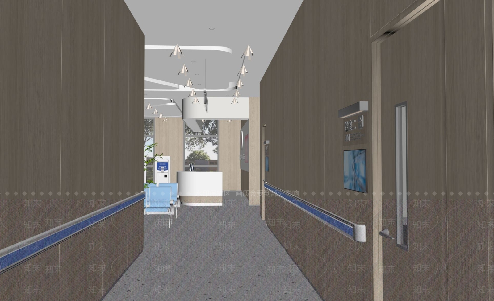 现代简约医院3D模型下载【ID:1234003602】