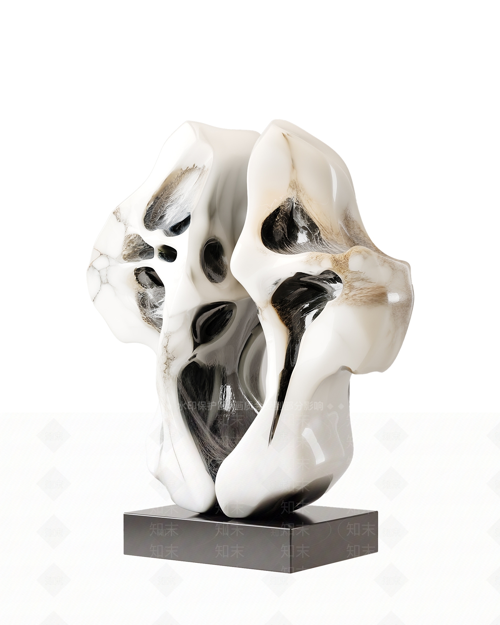 新中式雕塑摆件3D模型下载【ID:1234004594】