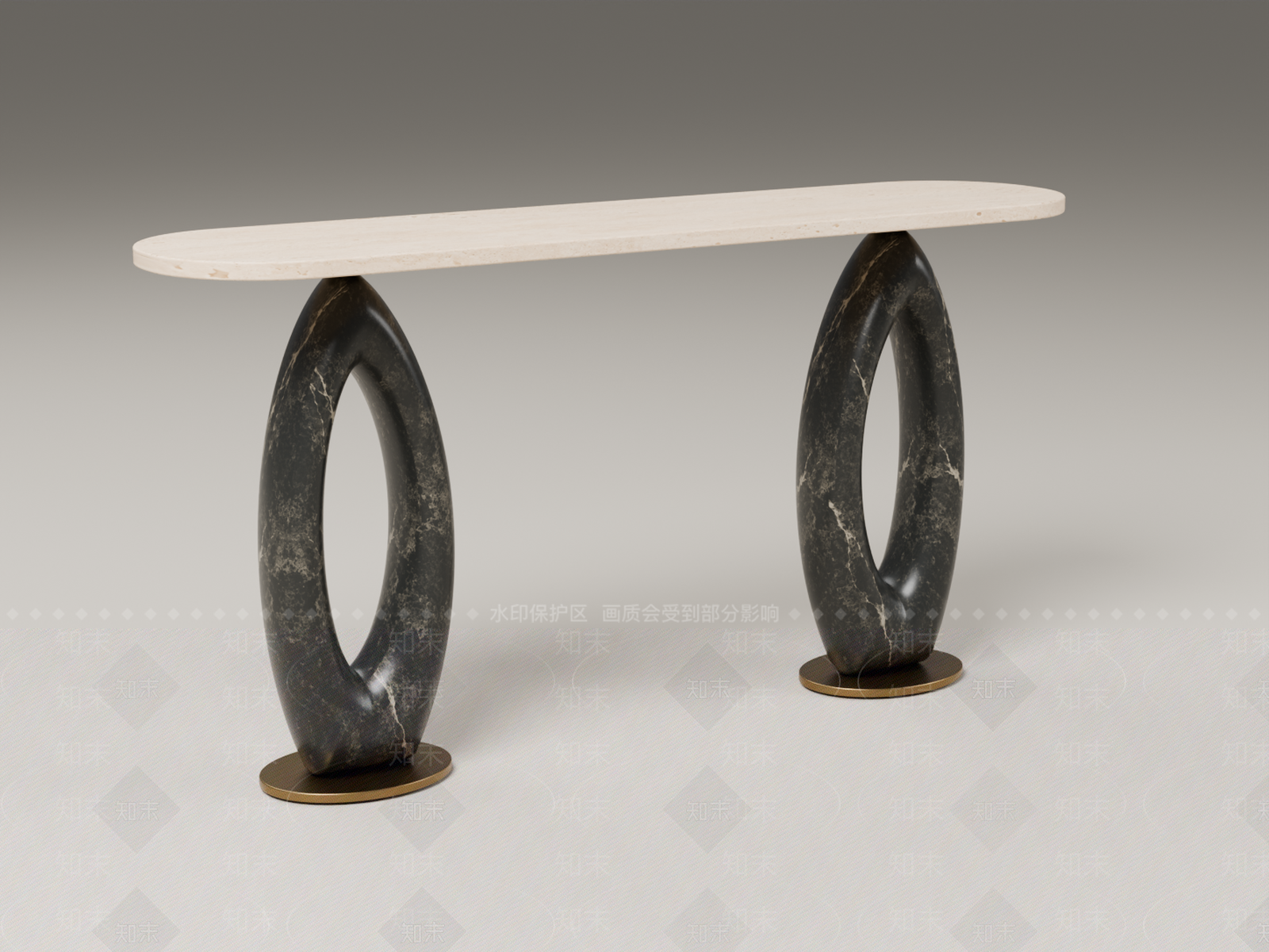 轻奢条案3D模型下载【ID:1234004711】
